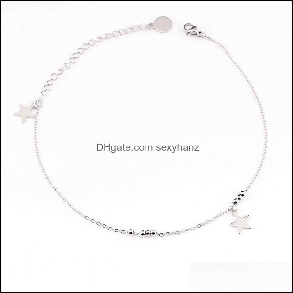 anklets jewelry bohemian simple sier color beads stars beach barefoot sandals bracelet crochet female foot chain leg for woman drop delivery, Red;blue
anklets jewelry bohemian simple sier color beads stars beach barefoot sandals bracelet crochet female foot chain leg for woman drop delivery, Red;blue