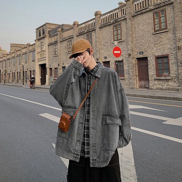 korean style men jacket casual loose fashion autumn spring plus size cardigan men jacket hommes veste men's clothing db60jk, Black;brown
korean style men jacket casual loose fashion autumn spring plus size cardigan men jacket hommes veste men's clothing db60jk, Black;brown