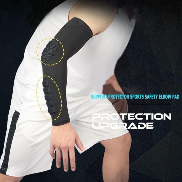 elbow & knee pads protector delicate design support crashproof elastic basketball sports arm sleeve protective pad, Black;gray
elbow & knee pads protector delicate design support crashproof elastic basketball sports arm sleeve protective pad, Black;gray