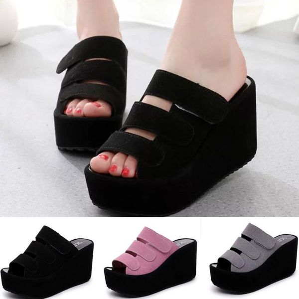 slippers platform glitter women wedge sandals shoes fur slide thick bottom slides zapatos de mujer, Black
slippers platform glitter women wedge sandals shoes fur slide thick bottom slides zapatos de mujer, Black