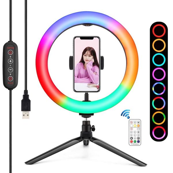 puluz 10 inch 26cm marquee led rgbw light + desktripod mount 168 led dual-color temperature dimmable ring
puluz 10 inch 26cm marquee led rgbw light + desktripod mount 168 led dual-color temperature dimmable ring