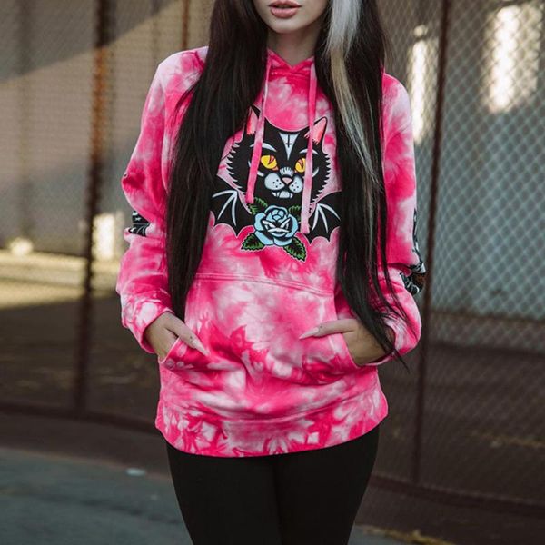 women's hoodies & sweatshirts omen's round collar letter print tie dye halloween fashion pullovers vintage loose long sleeve, Black
women's hoodies & sweatshirts omen's round collar letter print tie dye halloween fashion pullovers vintage loose long sleeve, Black