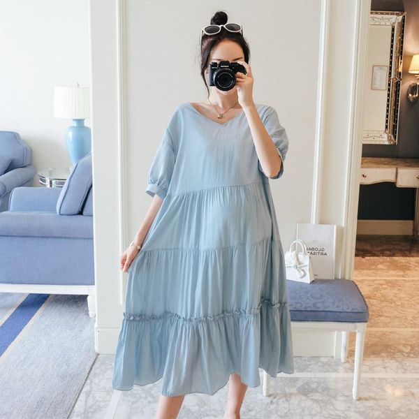 maternity dresses summer clothes short sleeve easy matching loose mid-long a line dress for pregnant women mom, White
maternity dresses summer clothes short sleeve easy matching loose mid-long a line dress for pregnant women mom, White
