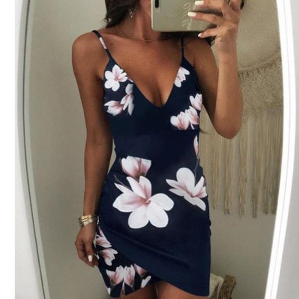 casual dresses fashion women strappy backless v neck bodycon slim dress floral party cocktail clubwear mini summer, Black;gray
casual dresses fashion women strappy backless v neck bodycon slim dress floral party cocktail clubwear mini summer, Black;gray