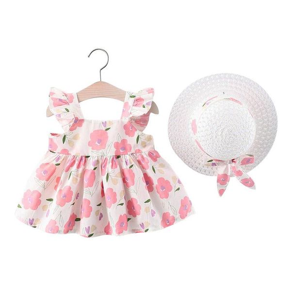 girl's dresses 2021 summer baby girls with hat set fashion print toddler girl clothes sleeveless born princess dress+ bow sun, Red;yellow
girl's dresses 2021 summer baby girls with hat set fashion print toddler girl clothes sleeveless born princess dress+ bow sun, Red;yellow