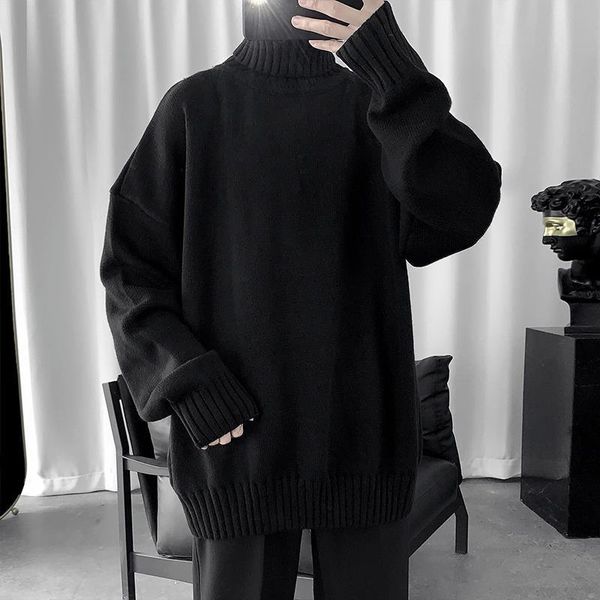 autumn winter pullover sweater oversize men bottoming knit sweater korean loose student solid vintage clothing harajuku sweater, White;black
autumn winter pullover sweater oversize men bottoming knit sweater korean loose student solid vintage clothing harajuku sweater, White;black