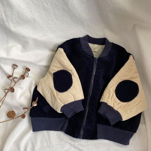 jackets 2021 autumn winter boys and girls korean children's corduroy cotton jacket patchwork loose thick warm top, Blue;gray
jackets 2021 autumn winter boys and girls korean children's corduroy cotton jacket patchwork loose thick warm top, Blue;gray