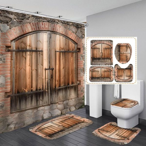 shower curtains funny wooden door curtain realistic scenery with non slip rug mat bathroom waterproof polyester home decor 180cm
shower curtains funny wooden door curtain realistic scenery with non slip rug mat bathroom waterproof polyester home decor 180cm