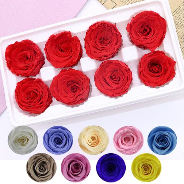 decorative flowers & wreaths 8pcs/box level a 4-5cm diy natural preserved immortal rose head dried wedding valentine birthday mother's
decorative flowers & wreaths 8pcs/box level a 4-5cm diy natural preserved immortal rose head dried wedding valentine birthday mother's