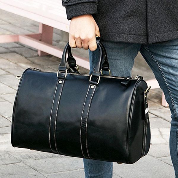 duffel bags genuine leather men travel bag real carry on handbag luggage full grain shoulder
duffel bags genuine leather men travel bag real carry on handbag luggage full grain shoulder
