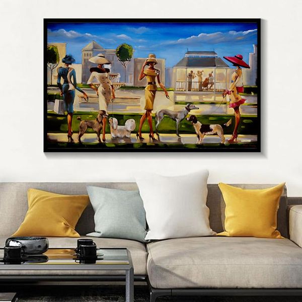paintings mutu wall art painting fashionable girl walks dog in the street posters prints canvas modern picture for living room home decor
paintings mutu wall art painting fashionable girl walks dog in the street posters prints canvas modern picture for living room home decor
