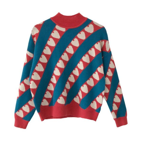 women's sweaters turtleneck cartoon heart embroidery jumper knitted pullovers kawaii long sleeve loose winter 2021 female, White;black
women's sweaters turtleneck cartoon heart embroidery jumper knitted pullovers kawaii long sleeve loose winter 2021 female, White;black