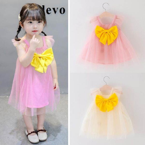 girl's dresses summer toddler girl sweet princess baby cute big bowknot solid color mesh girls dress 1-4 year clothes, Red;yellow
girl's dresses summer toddler girl sweet princess baby cute big bowknot solid color mesh girls dress 1-4 year clothes, Red;yellow