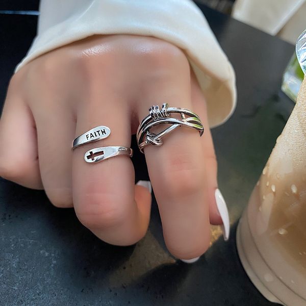 party favor chrome/hearts rings ins hip hop punk cross winding disco girl jewelry faith simple hollow out versatile ring
party favor chrome/hearts rings ins hip hop punk cross winding disco girl jewelry faith simple hollow out versatile ring