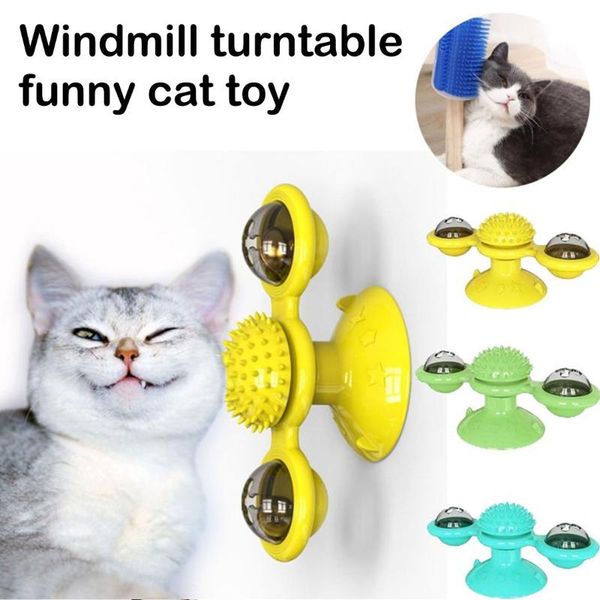 cat toys scratching with led ball teasing interactive massage kitten turntable pet windmill
cat toys scratching with led ball teasing interactive massage kitten turntable pet windmill
