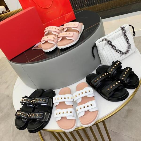sandals plus size 35-41 women's shoes classic summer slippers genuine leather rivet design fashion ladies shoe, Black
sandals plus size 35-41 women's shoes classic summer slippers genuine leather rivet design fashion ladies shoe, Black
