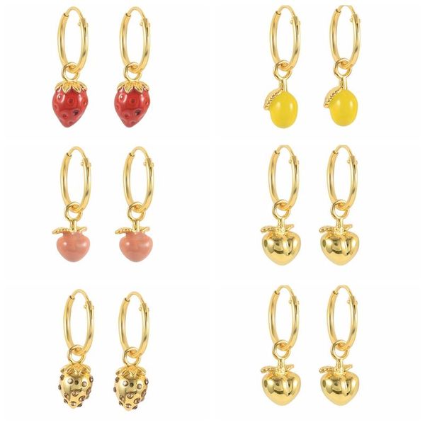 hoop & huggie canner 925 sterling silver earrings pomegranate lemon avocado fruits pendant piercing drop for women fine jewelry, Golden;silver
hoop & huggie canner 925 sterling silver earrings pomegranate lemon avocado fruits pendant piercing drop for women fine jewelry, Golden;silver