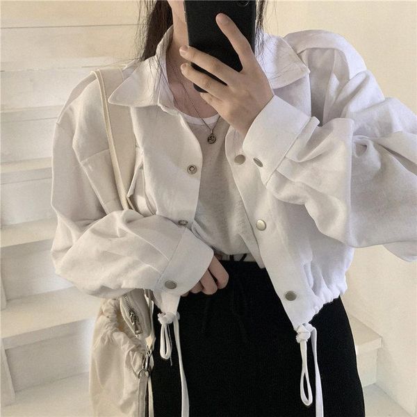 casual cardigans jacket stylish 2021 chic retro vintage feminine loose solid all match high waist coats, Black;brown
casual cardigans jacket stylish 2021 chic retro vintage feminine loose solid all match high waist coats, Black;brown