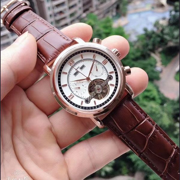 luxury mens watches mechanical automatic movement wristwatches all sub-dials work 43mm genuine leather strap watch for men christmas gift br, Slivery;brown
luxury mens watches mechanical automatic movement wristwatches all sub-dials work 43mm genuine leather strap watch for men christmas gift br, Slivery;brown