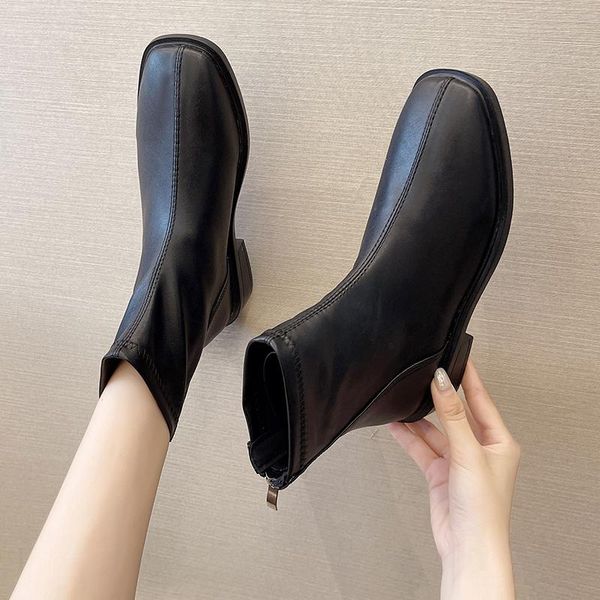 boots women's rubber shoes zipper boots-women rain leather rock med 2021 autumn ankle ladies pu solid rome square toe basic fabr, Black
boots women's rubber shoes zipper boots-women rain leather rock med 2021 autumn ankle ladies pu solid rome square toe basic fabr, Black