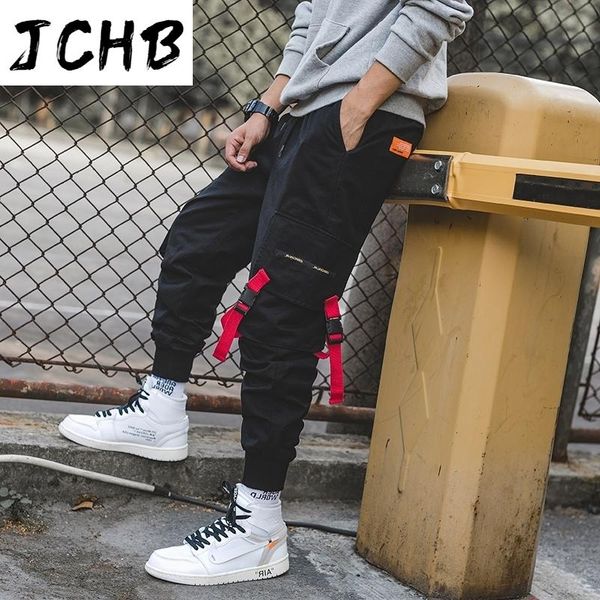 men's pants ribbons overalls streetwear leisure jogger sweatpants 2021 fashionable trousers multi pocket, Black
men's pants ribbons overalls streetwear leisure jogger sweatpants 2021 fashionable trousers multi pocket, Black