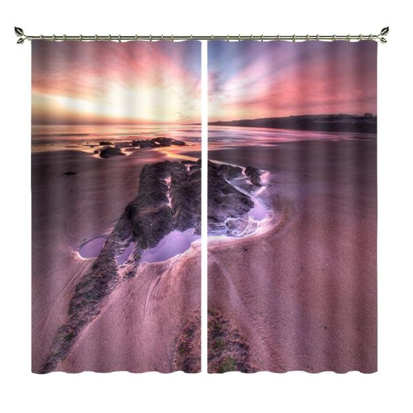 curtain & drapes pink tones beach scenery pos personality customization living room bedroom black silk material theme
curtain & drapes pink tones beach scenery pos personality customization living room bedroom black silk material theme