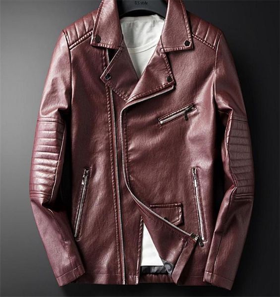 men's fur & faux european and american fashionable lapel zipper pu leather jacket coats spring autumn street fashion handsome young men, Black
men's fur & faux european and american fashionable lapel zipper pu leather jacket coats spring autumn street fashion handsome young men, Black