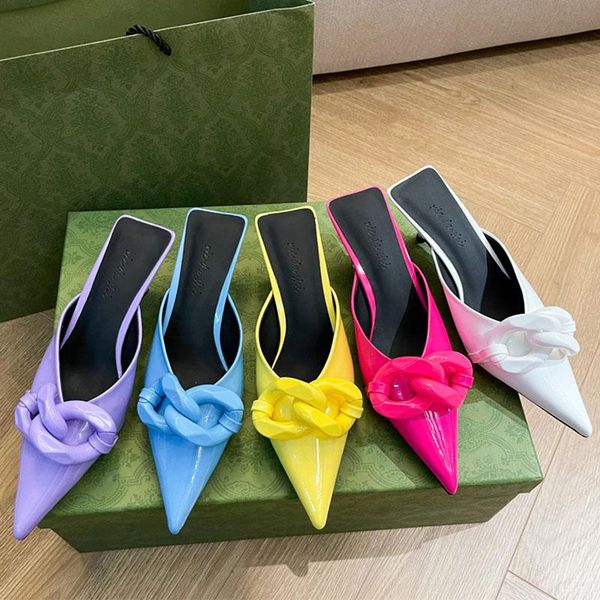 slippers 2021 summer women slipper fashion candy colors chain ladies slip on mules shoes for thin low heel pointed toe slides flip, Black
slippers 2021 summer women slipper fashion candy colors chain ladies slip on mules shoes for thin low heel pointed toe slides flip, Black