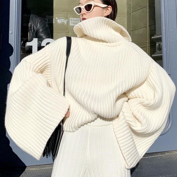 women's sweaters high white turtleneck female manga flare sweaters knitted or crocheted winter qvkl, White;black
women's sweaters high white turtleneck female manga flare sweaters knitted or crocheted winter qvkl, White;black