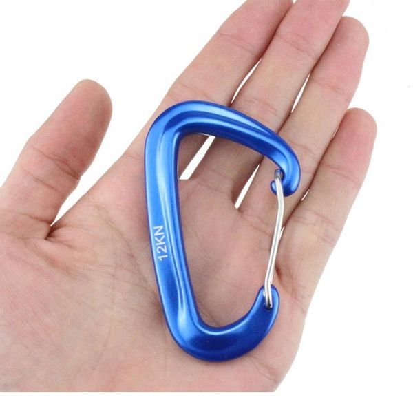 professional clip hook climbing carabiner d shape mountaineering buckle hook 12kn safety lock outdoor climbing acc jllgri 
professional clip hook climbing carabiner d shape mountaineering buckle hook 12kn safety lock outdoor climbing acc jllgri