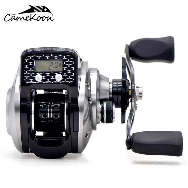 baitcasting reels camekoon reel fishing line counter 16+1 ball bearings 6.3:1 gear ratio electronic digital display
baitcasting reels camekoon reel fishing line counter 16+1 ball bearings 6.3:1 gear ratio electronic digital display