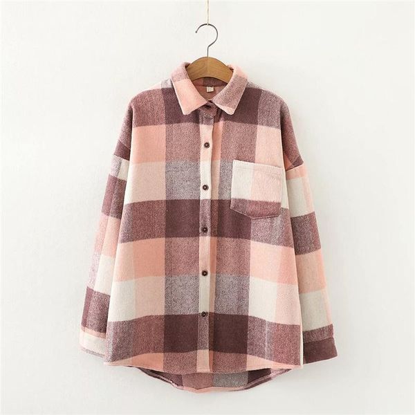 women's jackets fashion women with tassel check oversized jacket coat vintage long sleeve pockets female outerwear chic overshirt, Black;brown
women's jackets fashion women with tassel check oversized jacket coat vintage long sleeve pockets female outerwear chic overshirt, Black;brown