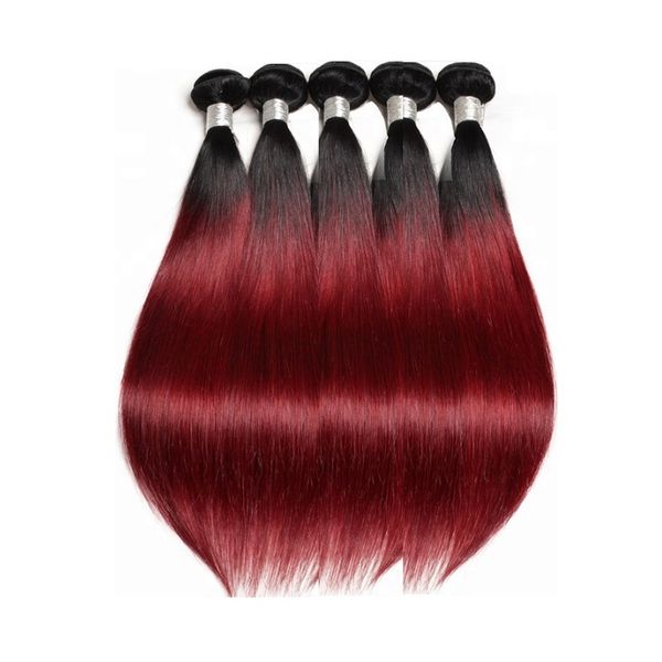 unprocessed 10a peruvian virgin ombre remy human hair extension weave color1b/99j soft smooth straight texture 5bundles 500g lot, Black
unprocessed 10a peruvian virgin ombre remy human hair extension weave color1b/99j soft smooth straight texture 5bundles 500g lot, Black