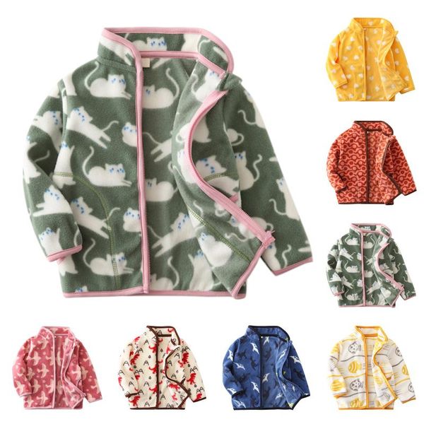 jackets baby boys girls coats infant kids cute cartoon print zipper long sleeve outfits fleece autumn winter warm children clothing, Blue;gray
jackets baby boys girls coats infant kids cute cartoon print zipper long sleeve outfits fleece autumn winter warm children clothing, Blue;gray