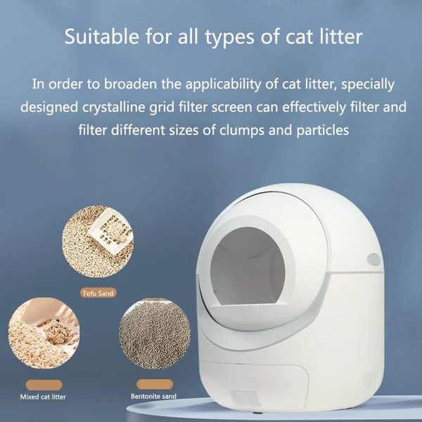 other cat supplies automatic litter box large electric intelligent cleaning toilet anti-splashing mute and safe
other cat supplies automatic litter box large electric intelligent cleaning toilet anti-splashing mute and safe