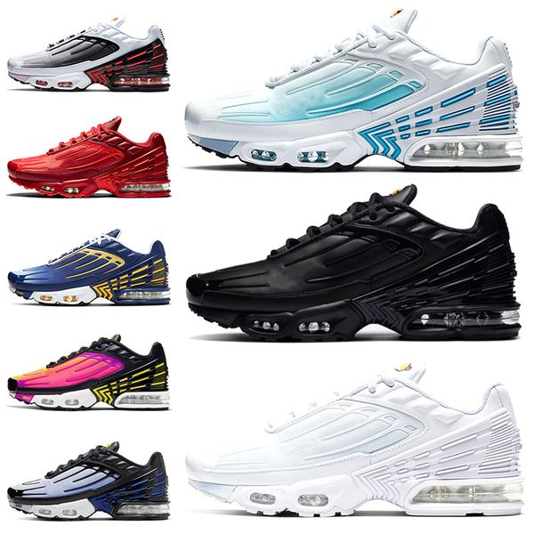 new shoes tuned tn plus 3 triple white black sport running shoes men women laser obsidian rainbow hyper blue green trainers sneakers, White;red
new shoes tuned tn plus 3 triple white black sport running shoes men women laser obsidian rainbow hyper blue green trainers sneakers, White;red