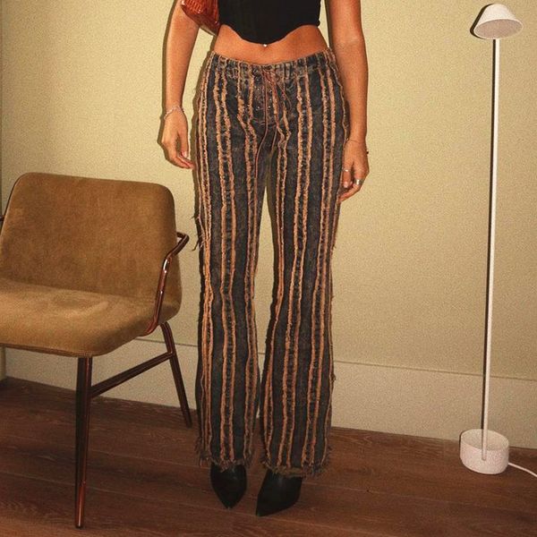 streetwear womens tassel jeans pants retro low waist lace up trousers 2021 new fashion patchwork capris harajuku, Black;white
streetwear womens tassel jeans pants retro low waist lace up trousers 2021 new fashion patchwork capris harajuku, Black;white