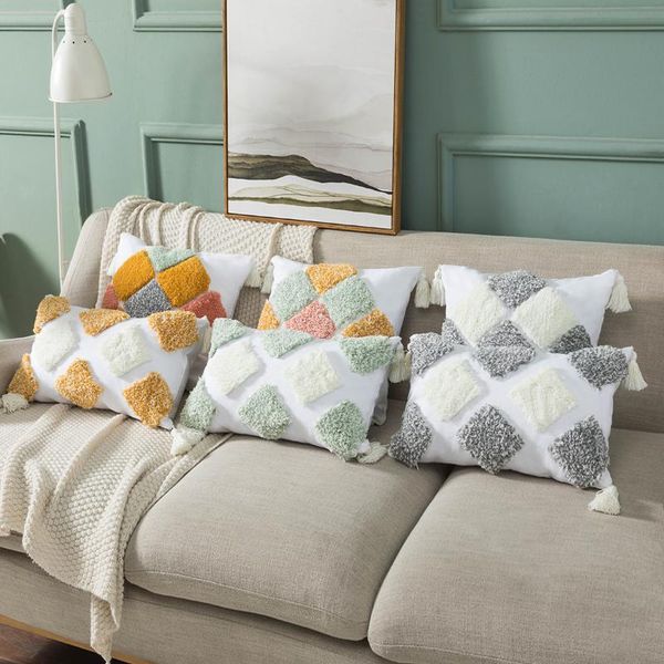 pillow case idyllic style tufted cushion cover 100% cotton embroidery tassels decorative sofa pillowcase boho home decoration
pillow case idyllic style tufted cushion cover 100% cotton embroidery tassels decorative sofa pillowcase boho home decoration