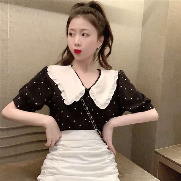 luxury doll bubble new sleeve dress style women's summer collar wave point chiffon shirt high waist skirt two piece suit 2021, White
luxury doll bubble new sleeve dress style women's summer collar wave point chiffon shirt high waist skirt two piece suit 2021, White