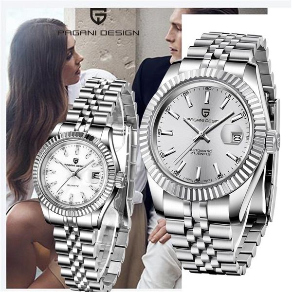 wristwatches women watch pagani design fashion automatic steel mechanical men military sports wristwatch couple watches, Slivery;brown
wristwatches women watch pagani design fashion automatic steel mechanical men military sports wristwatch couple watches, Slivery;brown