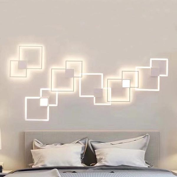 sanmusion led wall lamp decorative indoor living room tv background mounted decor lighting iron sconce
sanmusion led wall lamp decorative indoor living room tv background mounted decor lighting iron sconce