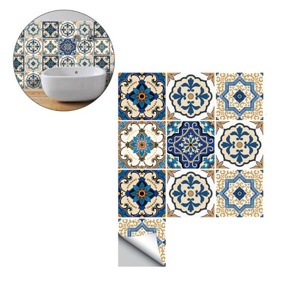 wall stickers 10pcs/pack creative moroccan style diy tile marble removable waterproof non-slip bathroom floor
wall stickers 10pcs/pack creative moroccan style diy tile marble removable waterproof non-slip bathroom floor