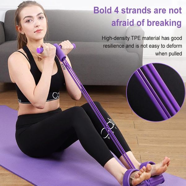 resistance bands 4 tube fitness elastic sit up pull rope multi function tension chest leg latex yoga equipment
resistance bands 4 tube fitness elastic sit up pull rope multi function tension chest leg latex yoga equipment
