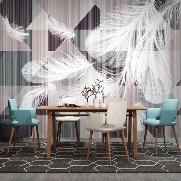 wallpapers customized modern white feathers abstract geometric lines living room bedroom background wallpaper mural
wallpapers customized modern white feathers abstract geometric lines living room bedroom background wallpaper mural
