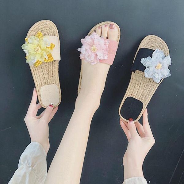 slippers sweet women flip flops beach slipper flower slides sandals floral lady seaside shoes handmade woman, Black
slippers sweet women flip flops beach slipper flower slides sandals floral lady seaside shoes handmade woman, Black
