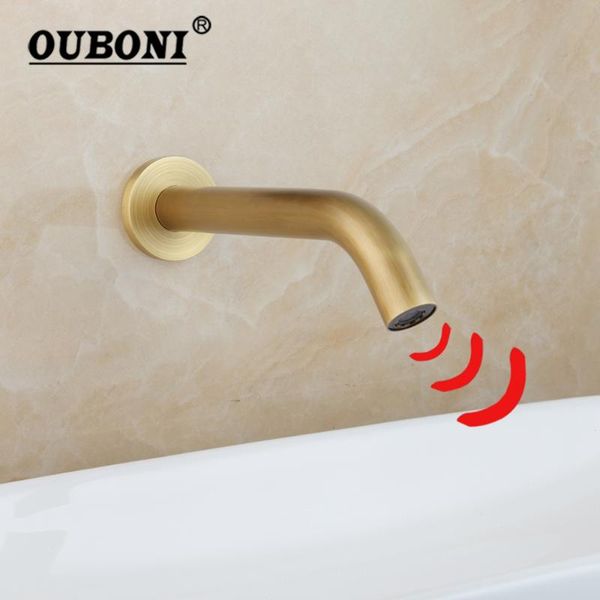 bathroom sink faucets ouboni antique brass faucet touch sensor mixer & cold battery power automatic hand basin
bathroom sink faucets ouboni antique brass faucet touch sensor mixer & cold battery power automatic hand basin