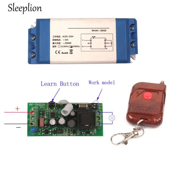 smart home control sleeplion ac 85v 110v 220v 250v wireless lighting remote switch lamp light led on/off dc 16v~48v 50v-80v
smart home control sleeplion ac 85v 110v 220v 250v wireless lighting remote switch lamp light led on/off dc 16v~48v 50v-80v