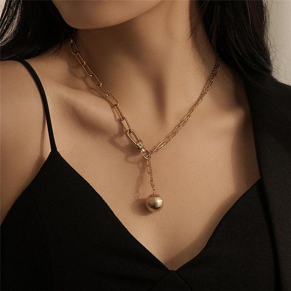 pendant necklaces hip hop y word tassel bells double chain necklace for women punk gold color handcuffs lock ball jewelry, Silver
pendant necklaces hip hop y word tassel bells double chain necklace for women punk gold color handcuffs lock ball jewelry, Silver