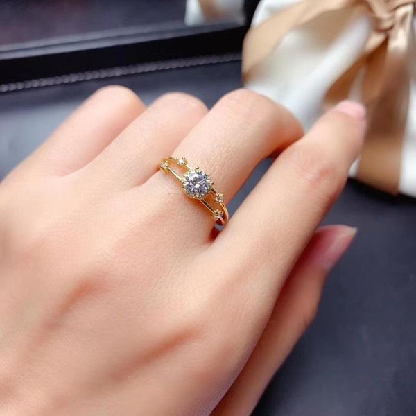 cluster rings meibapj 0.5 d color white moissanite diamond fashion ring for women 925 sterling silver fine wedding jewelry, Golden;silver
cluster rings meibapj 0.5 d color white moissanite diamond fashion ring for women 925 sterling silver fine wedding jewelry, Golden;silver