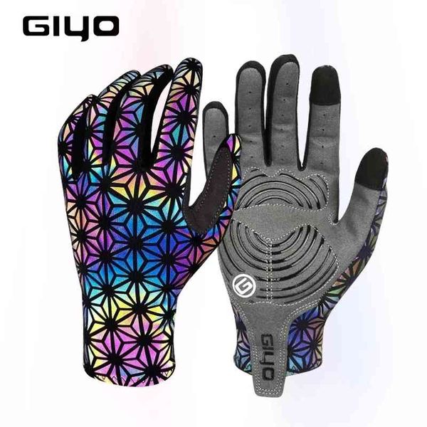giyo colorful luminous full finger cycling outdoor sport anti-slip mtb mitten reflection dazzle motorcycle long gloves, Blue;gray
giyo colorful luminous full finger cycling outdoor sport anti-slip mtb mitten reflection dazzle motorcycle long gloves, Blue;gray